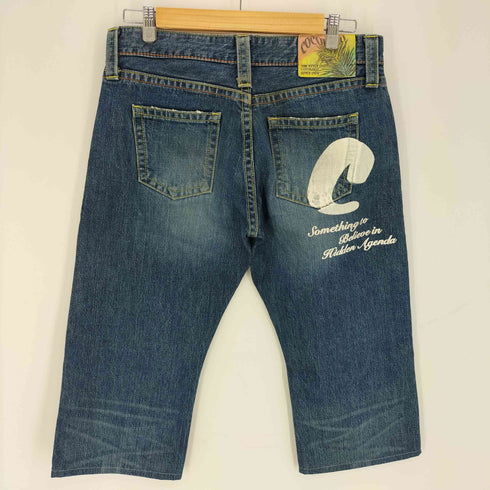 COCOLULU ジップフライ クロップド デニム パンツ 平成 Y2K レディース 27