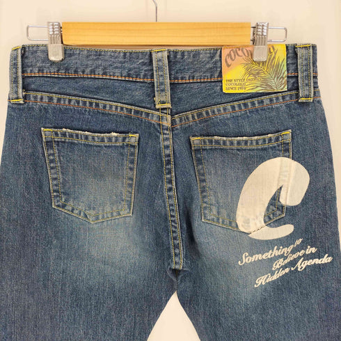 COCOLULU ジップフライ クロップド デニム パンツ 平成 Y2K レディース 27