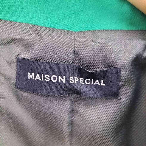 メゾンスペシャル MAISON SPECIAL ベルスリーブカットオフコート レディース FREE