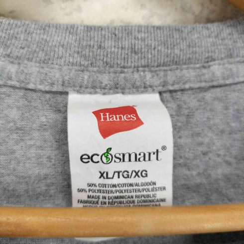 ヘインズ Hanes 両面プリントクルーネックTシャツ メンズ JPN:XL