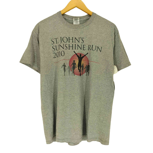 ギルダン GILDAN マラソン 企業プリント クルーネックTシャツ メンズ JPN:M