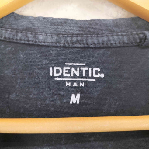 IDENTIC スカルプリント クルーネックTシャツ メンズ JPN:M