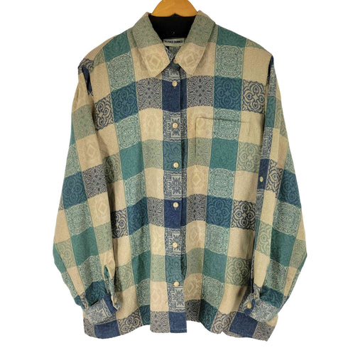 アルフレッドダナー ALFRED DUNNER 総柄 ジャガード L/S シャツ レディース 16W