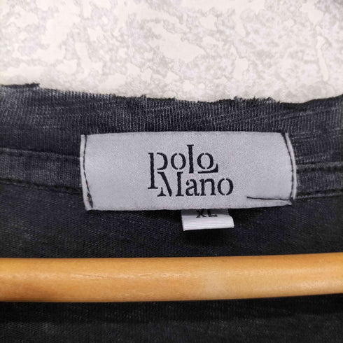 POLO MANO 袖プリーツ クルーネックTシャツ メンズ JPN:XL