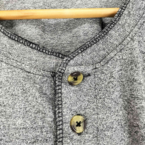 ヘンリーネックTシャツ メンズ