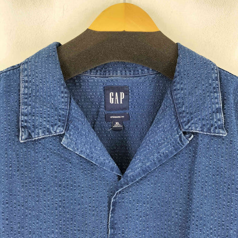 ギャップ Gap seersucker open color shirt メンズ JPN:XL