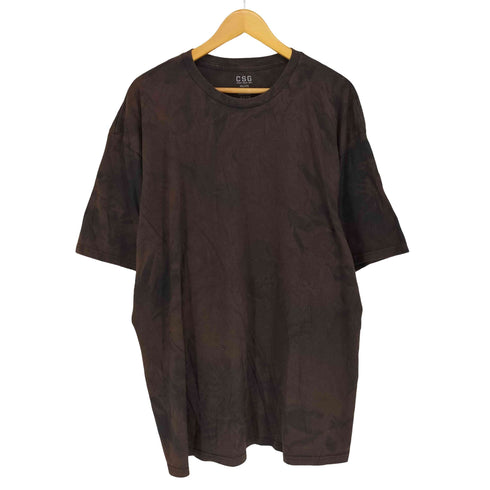 CSG タイダイ染 ビッグサイズ クルーネックTシャツ メンズ 4XL