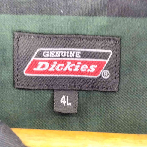 ディッキーズ Dickies S/S チェックシャツ スナップボタン メンズ 4L