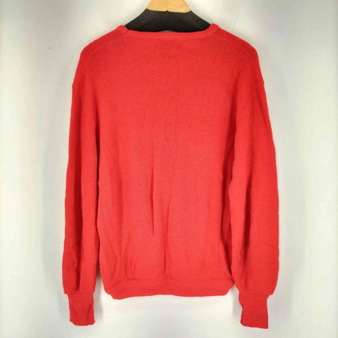 アイゾッドラコステ IZOD LACOSTE 70-80S ロゴワッペン Vネック セーター メンズ import:L