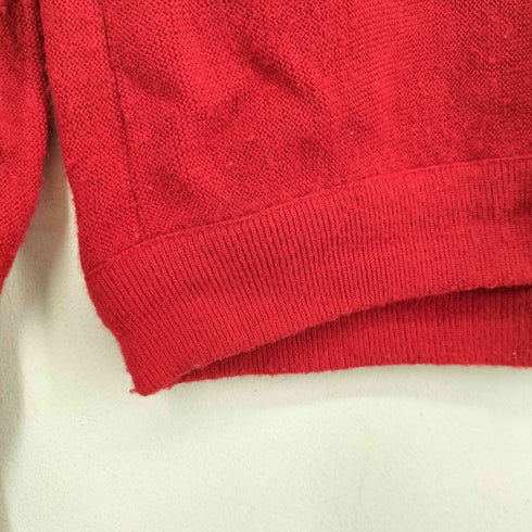 アイゾッドラコステ IZOD LACOSTE 70-80S ロゴワッペン Vネック セーター メンズ import:L