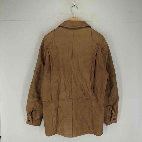 LAKELAND USA製 裏地チェック レザージャケット メンズ JPN:42