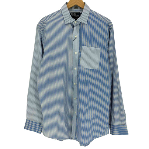 ポロバイラルフローレン Polo by RALPH LAUREN Classic Fit Striped Fun Shirt クラシック フィット ストライプド ファン シャツ メンズ import:L