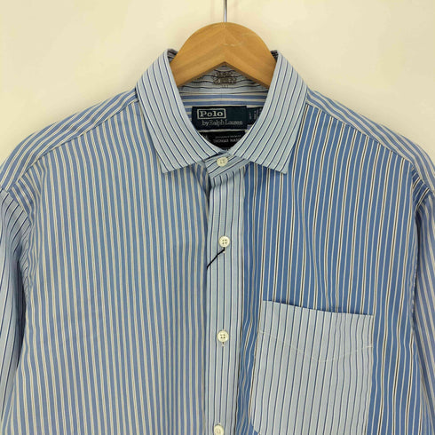 ポロバイラルフローレン Polo by RALPH LAUREN Classic Fit Striped Fun Shirt クラシック フィット ストライプド ファン シャツ メンズ import:L