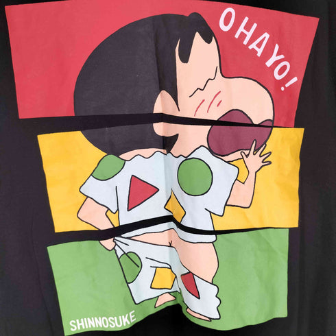 アニメキャラクター プリント S/S Tシャツ メンズ 4L