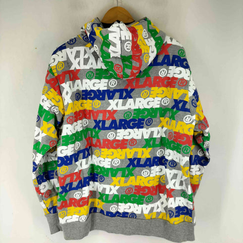 エクストララージ XLARGE マルチカラーロゴパーカー メンズ import:XL