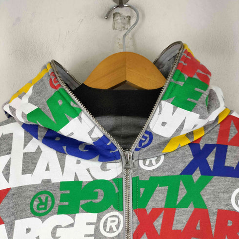 エクストララージ XLARGE マルチカラーロゴパーカー メンズ import:XL