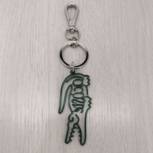 ラコステ LACOSTE ネームワニロゴキーホルダー メンズ