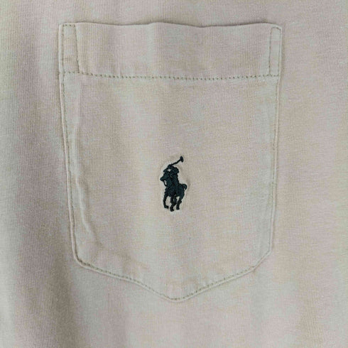 ポロバイラルフローレン Polo by RALPH LAUREN 90S ポニー刺繍 S/S ポケット Tシャツ メンズ L