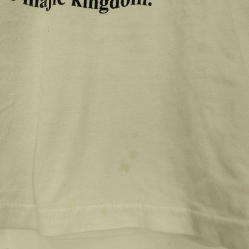 グッドイナフ GOODENOUGH 90s 1998 Hanes BEEFY-Tボディ GEロゴ ユニオンジャック The whole magic kingdom プリント クルーネック 半袖Tシャツ メンズ JPN:S