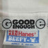 グッドイナフ GOODENOUGH 90s 1998 Hanes BEEFY-Tボディ GEロゴ ユニオンジャック The whole magic kingdom プリント クルーネック 半袖Tシャツ メンズ JPN:S