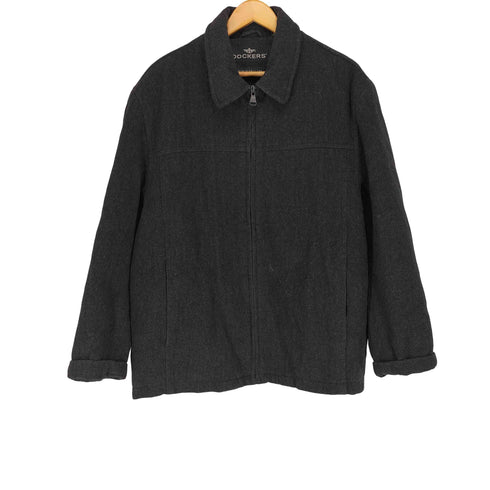 ドッカーズ DOCKERS premium ヘリンボーン ウールヘリンボーンジャケット メンズ JPN:L