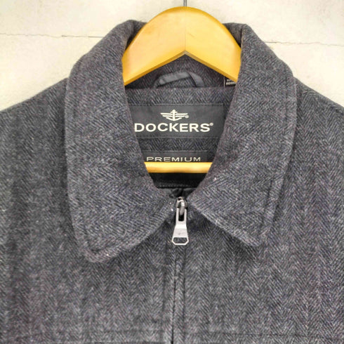 ドッカーズ DOCKERS premium ヘリンボーン ウールヘリンボーンジャケット メンズ JPN:L