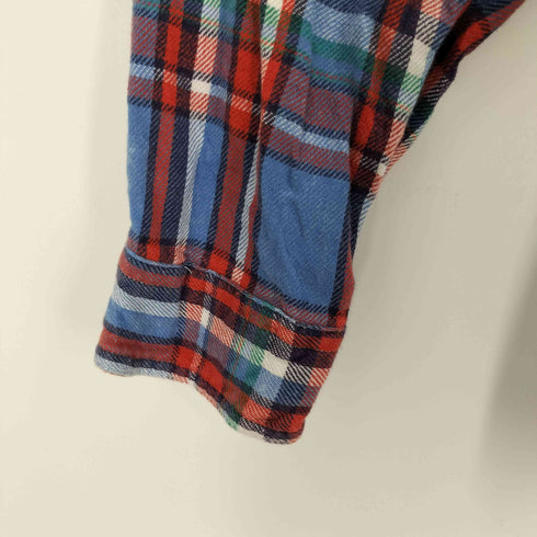 ポロラルフローレン POLO RALPH LAUREN L/Sフランネルチェックシャツ ガチャポケ メンズ import:XL