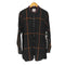 シャリーフ SHAREEF BIAS JQ CHECK LONG SHIRTS ノーカラーシャツ メンズ JPN:3