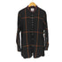 シャリーフ SHAREEF BIAS JQ CHECK LONG SHIRTS ノーカラーシャツ メンズ JPN:3