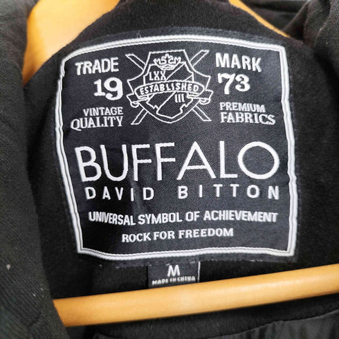 BUFFALO david bitton フードレイヤード ウールジャケット メンズ JPN:M