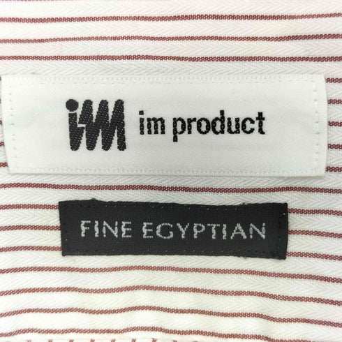 アイムプロダクトイッセイミヤケ im product ISSEY MIYAKE FINE EGYPTIAN ストライプ シャツ メンズ