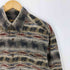 ウールリッチ WOOLRICH 00S 熊 ベアー 鹿 アニマル 総柄 L/S ボタンダウン フランネル シャツ メンズ import:M