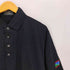 デサントゴルフ descente GOLF 日本製 ワッペンロゴ 総柄 ゴルフ ポロシャツ メンズ import:L