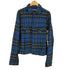 ジュンヤワタナベコムデギャルソンマン JUNYA WATANABE COMME des GARCONS MAN AD2003 AW ウール チェック フリンジ ジャケット メンズ L