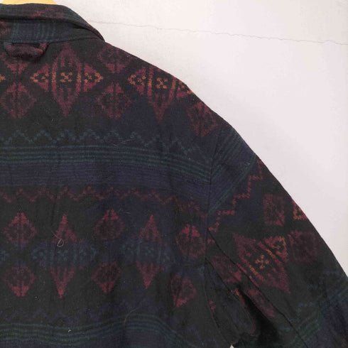 JACHS ネイティブ柄 裏ボア ウールシャツジャケット メンズ JPN:XL