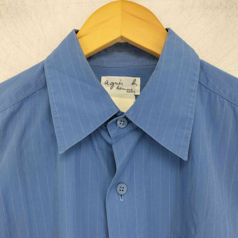 アニエスベーオム Agnes b.homme ストライプ 半袖 シャツ メンズ
