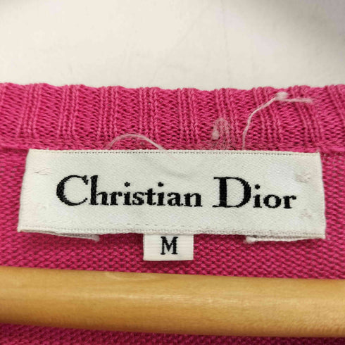 クリスチャンディオール Christian Dior エンブレム刺繍 ニット レディース import:M