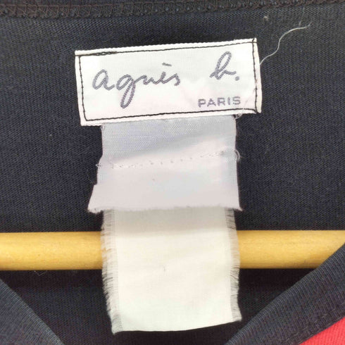 アニエスベー agnes b. ロゴプリント カットソー メンズ
