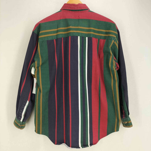 DETAILS EXPRESS 90S マルチストライプ レギュラーカラーシャツ メンズ import:M