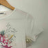 ラインストーン加工 フロントデザイン Tシャツ レディース JPN:M