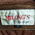 MILONG'S 裏地 キルティング シープレザー ボンバー ジャケット メンズ import:M