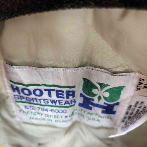 HOOTER ロゴ刺繍 ナイロンジップアップブルゾン メンズ JPN:XL
