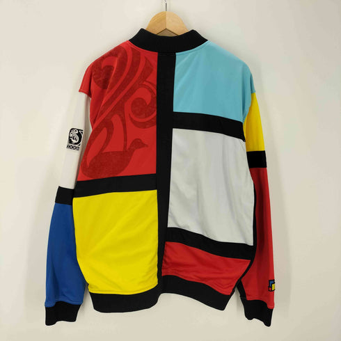 クージー COOGI 90-00S OLD パネル 刺繍 マルチカラー トラック ブルゾン ジャケット メンズ import:XL
