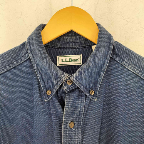 エルエルビーン L.L.Bean 藍染 ボタンダウンシャツ メンズ M