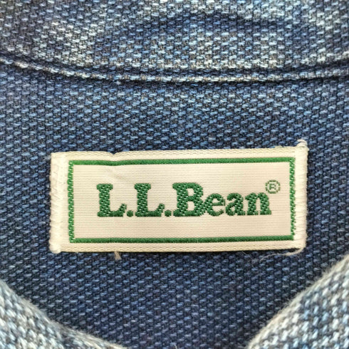 エルエルビーン L.L.Bean 藍染 ボタンダウンシャツ メンズ M