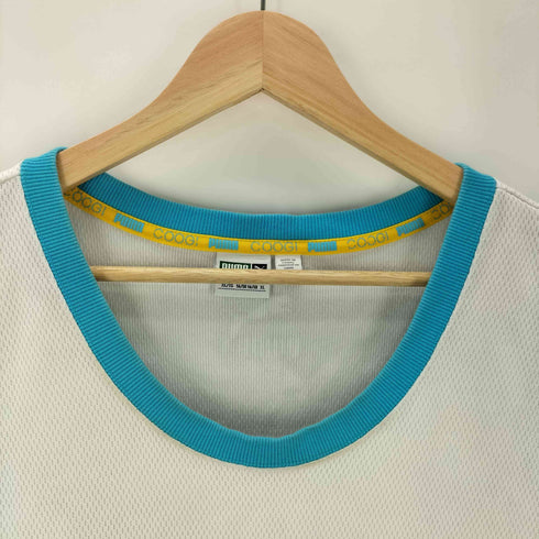 クージー COOGI コラボ ロゴ 刺繍 サイド 3D ニット スイッチング タンクトップ ユニフォーム メンズ import:XL