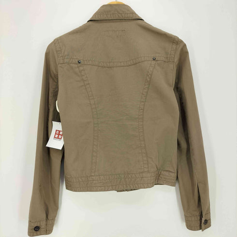 カルバンクラインジーンズ Calvin Klein Jeans Y2K ロゴ刺繍 ダブルジップ ミリタリージャケット レディース import:M
