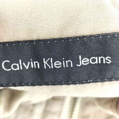 カルバンクラインジーンズ Calvin Klein Jeans Y2K ロゴ刺繍 ダブルジップ ミリタリージャケット レディース import:M