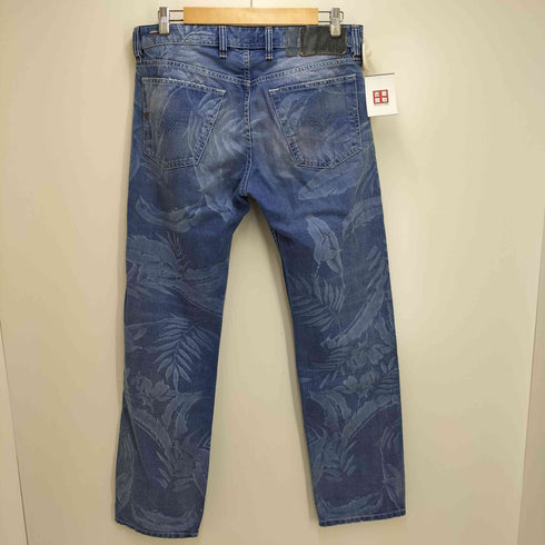 ディーゼル DIESEL WAYKEE フローラル ブリーチ 加工 デニム パンツ メンズ W32 L32