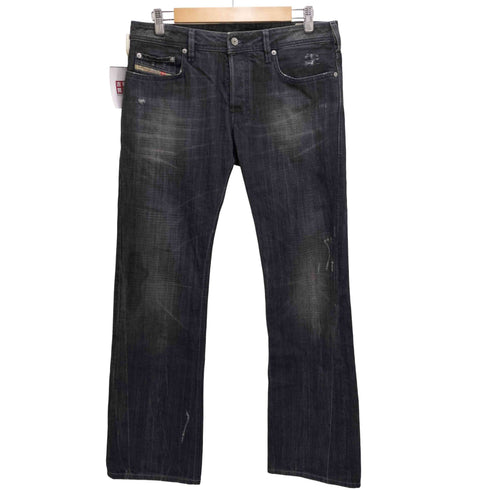 ディーゼルインダストリー Diesel Industry ZATINY ダメージ加工 ボタンフライ ブーツカットデニムパンツ メンズ W32L32